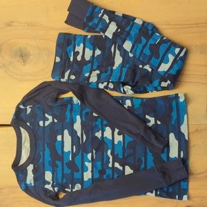 Lands' End pajamas - camo - size 8